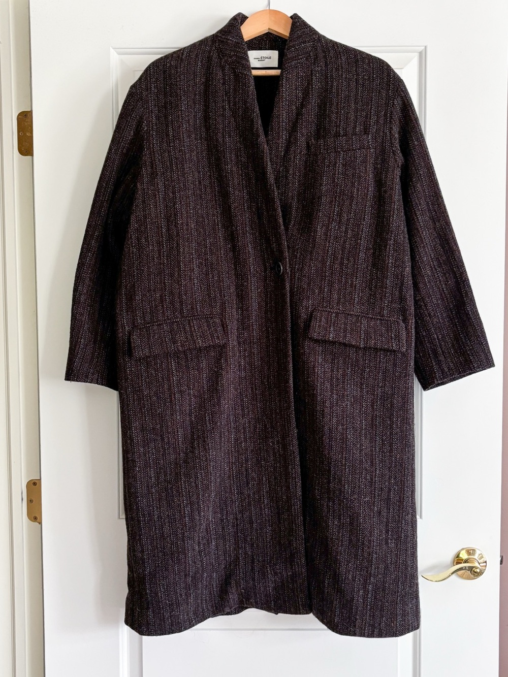 Isabel Marant Etoile Henley Wool Coat